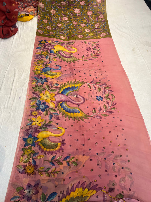 Organza Saree