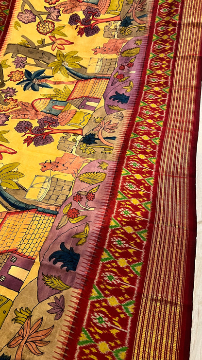 Ikkath Patola saree