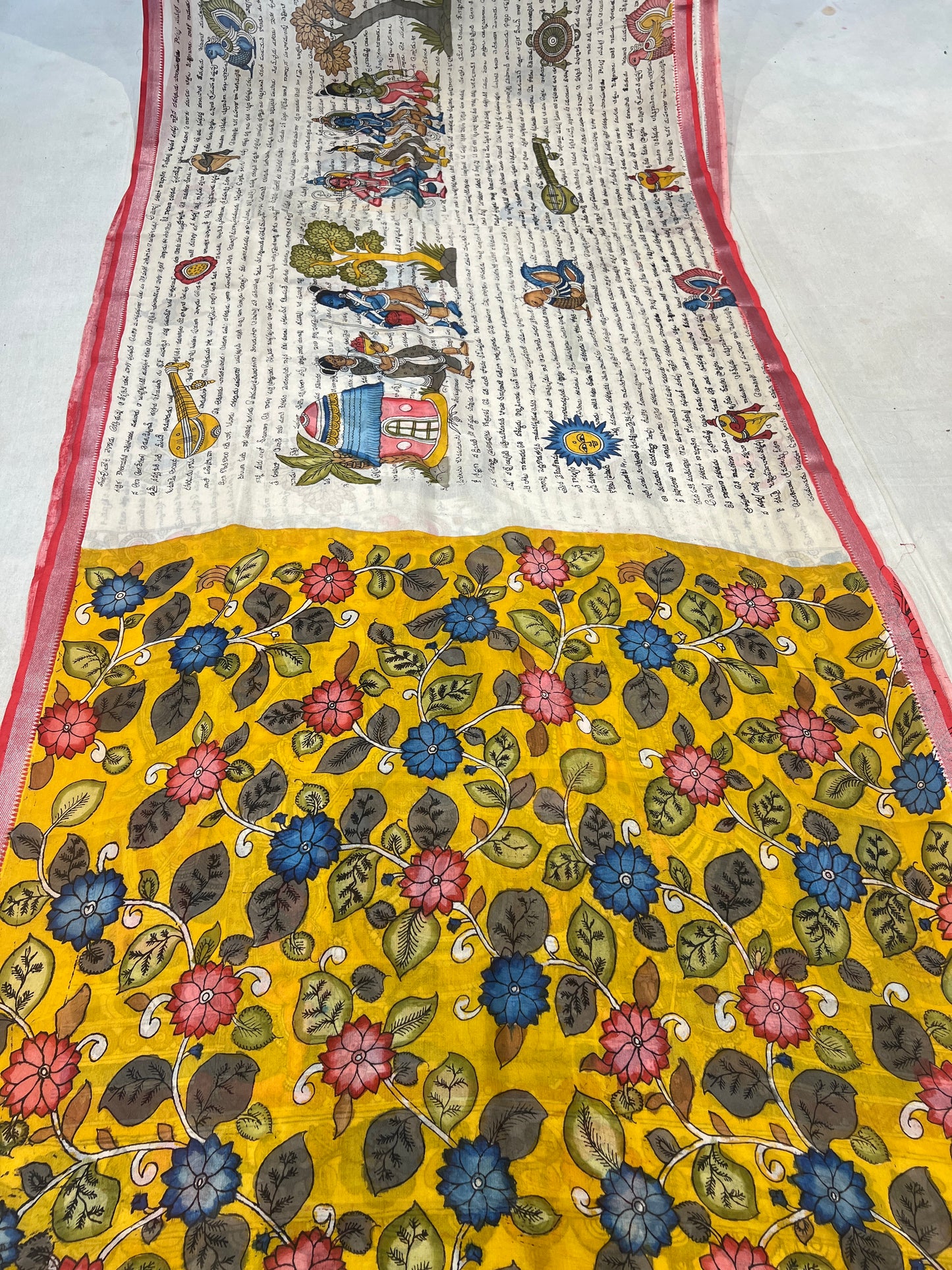 Mangalagiri Script saree