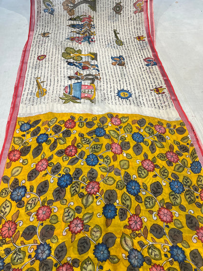 Mangalagiri Script saree