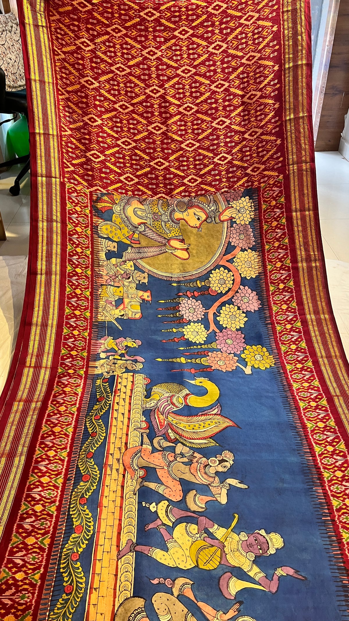 Ikkath Patola saree