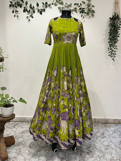 Green Frock Long Frock