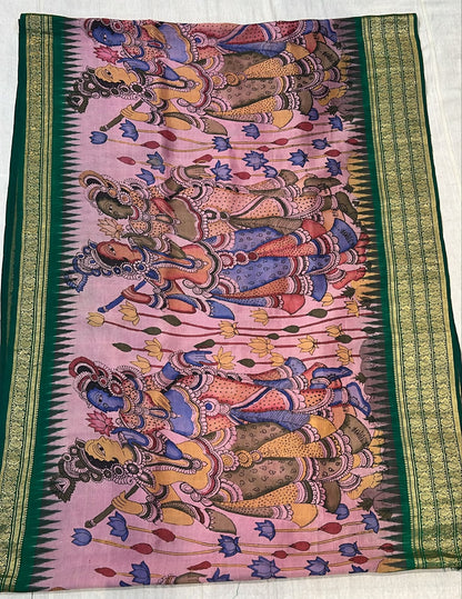 Ikkath pattu saree