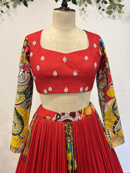 Radha Krishna Concept Lehenga