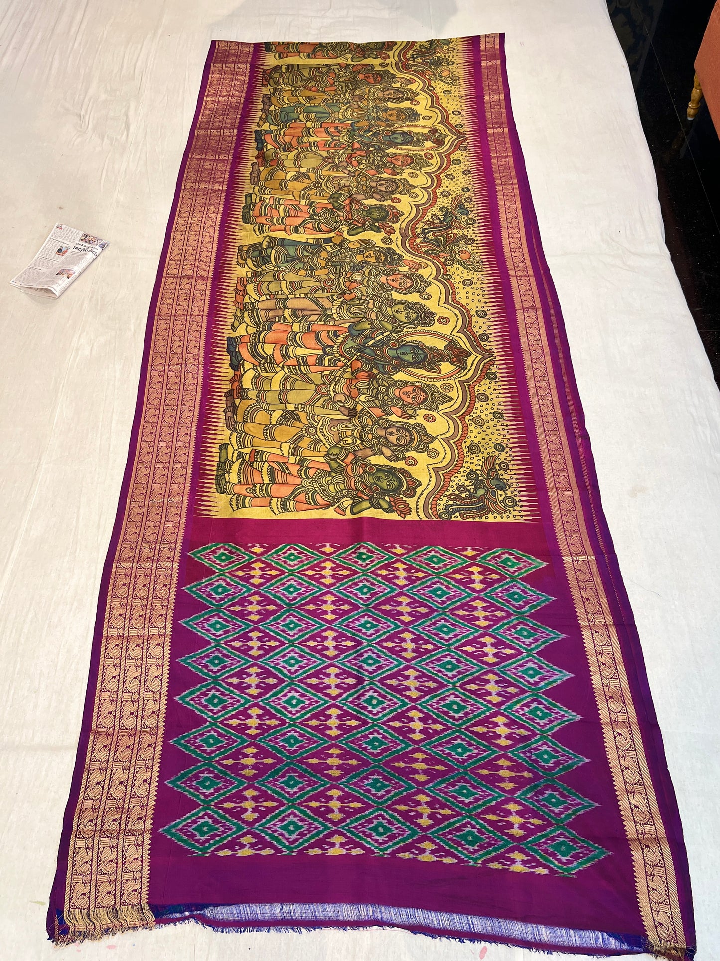 Ikkath Pattu Saree