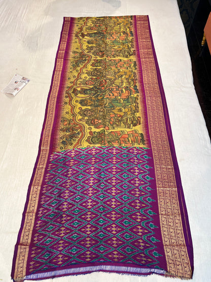 Ikkath Pattu Saree