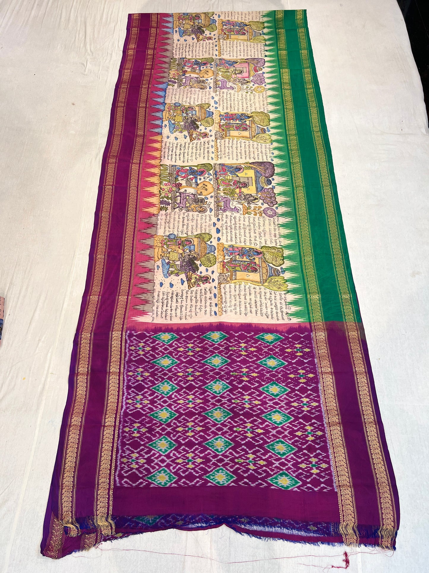 Ikkath Pattu Saree