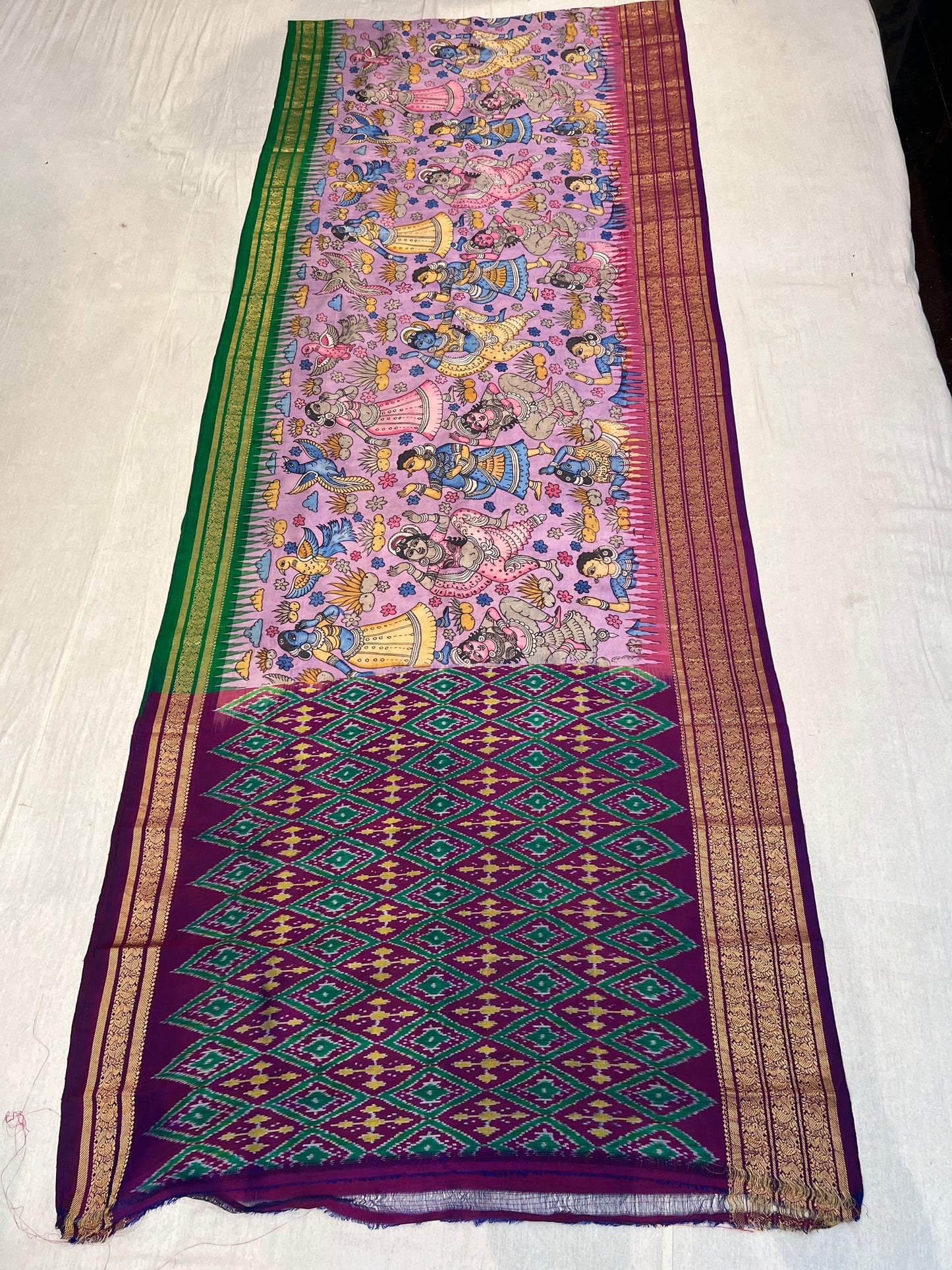 Ikkath Pattu Saree