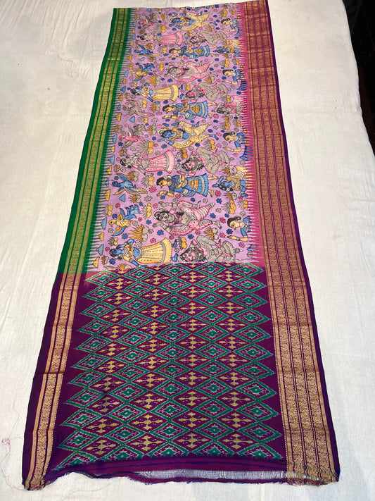 Ikkath Pattu Saree