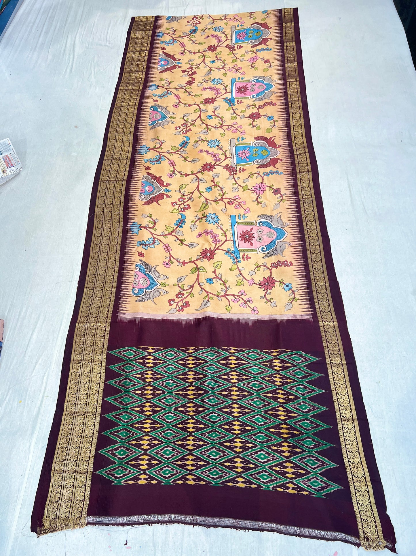 Ikkath Pattu Saree