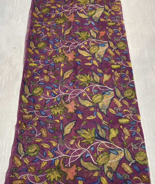 Organza silk fabric