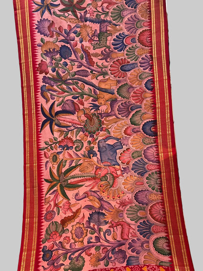 Ikkat Pattu saree