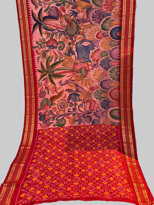 Ikkat Pattu saree