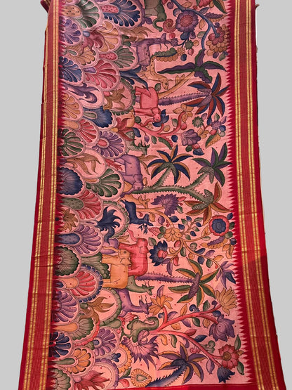 Ikkat Pattu saree