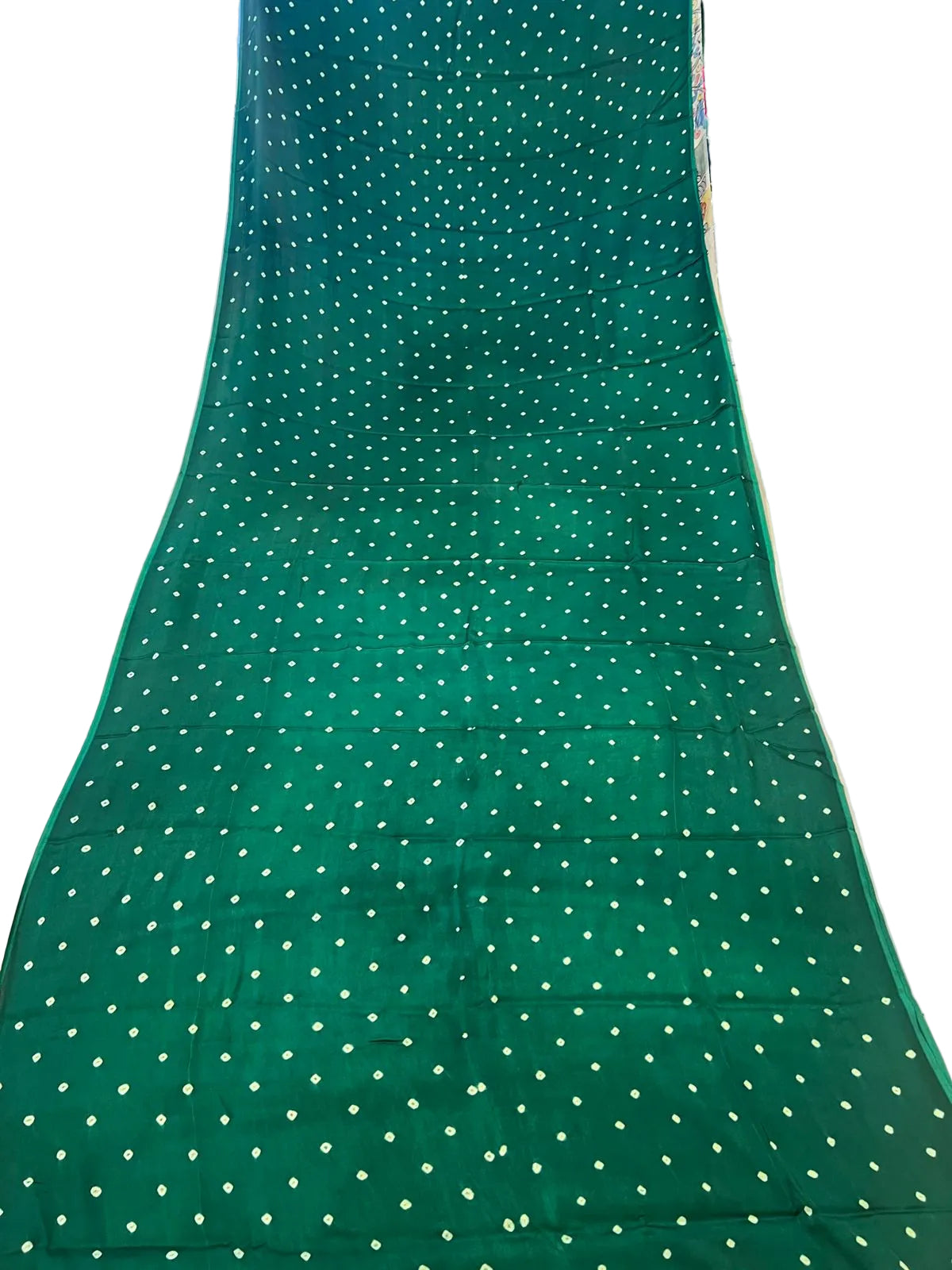 Bandhini Saree with Kalamkari