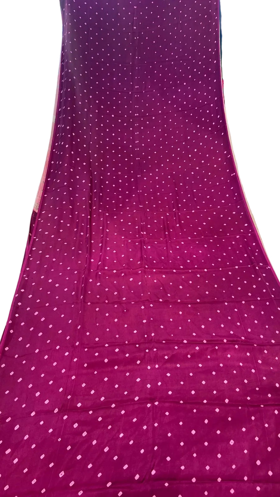 Bandhini Saree with Kalamkari