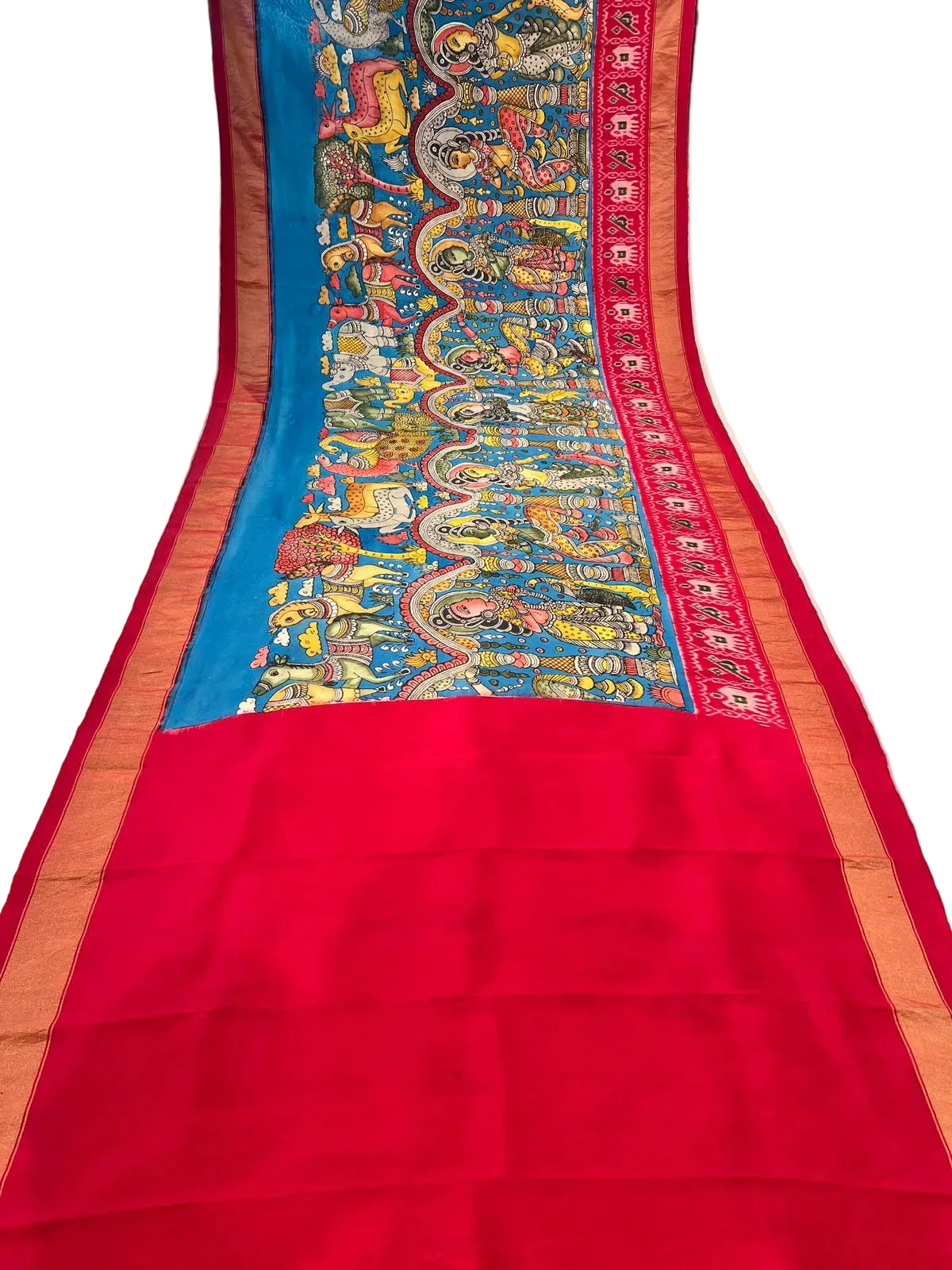Ikkat Pattu saree