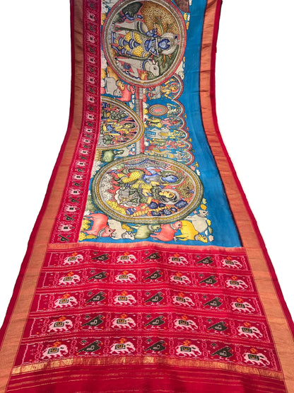 Ikkat Pattu saree