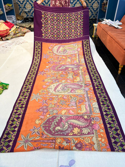 Ikkath Pattu Saree