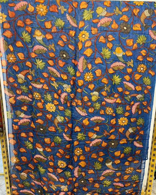 Organza silk fabric