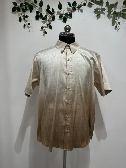 Double Shaded Ganesh Applique Shirt