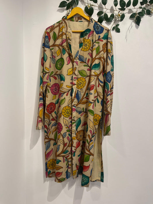 Floral Kalamkari Kurta