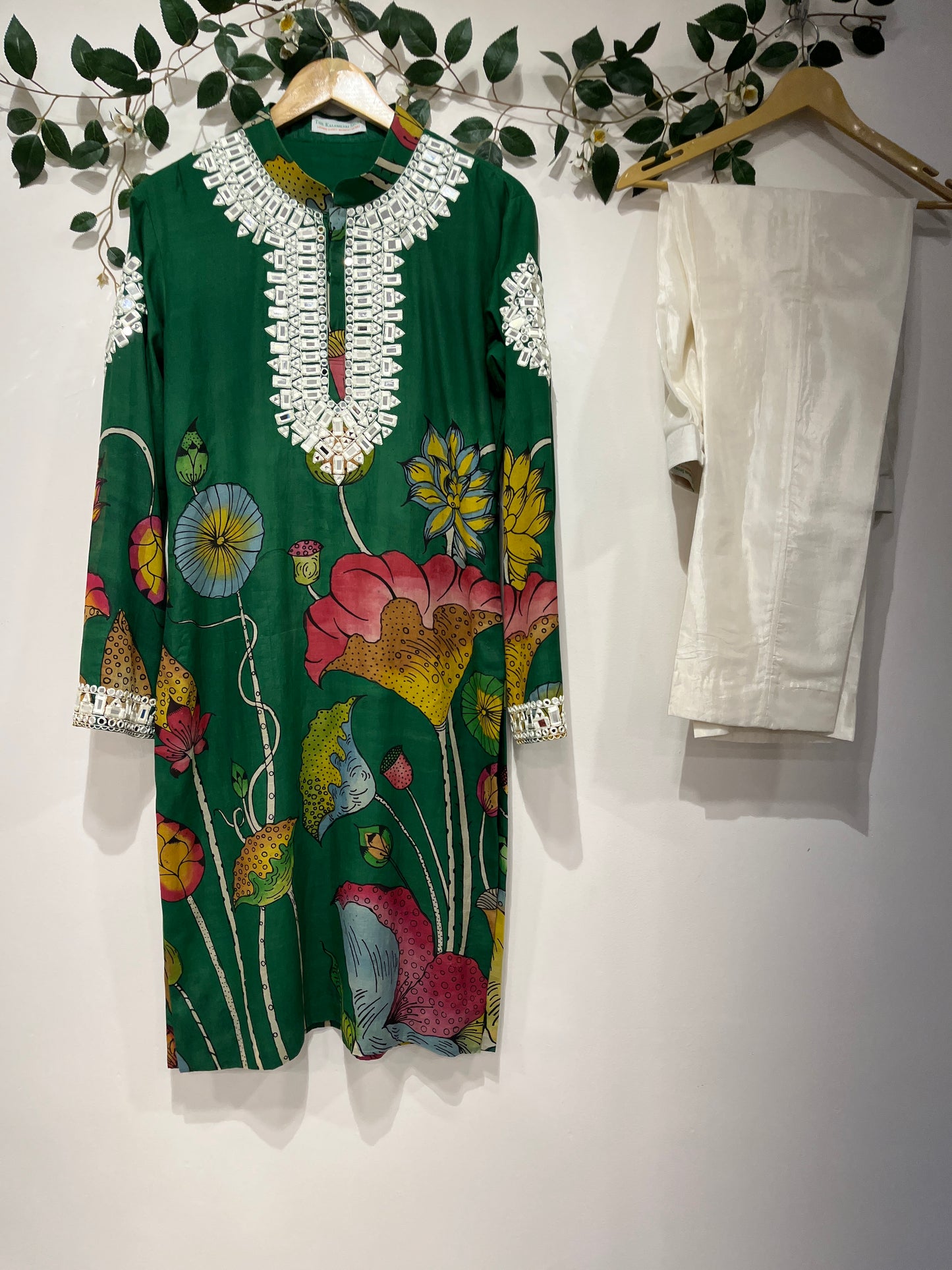 Mirror Work Kurta Set